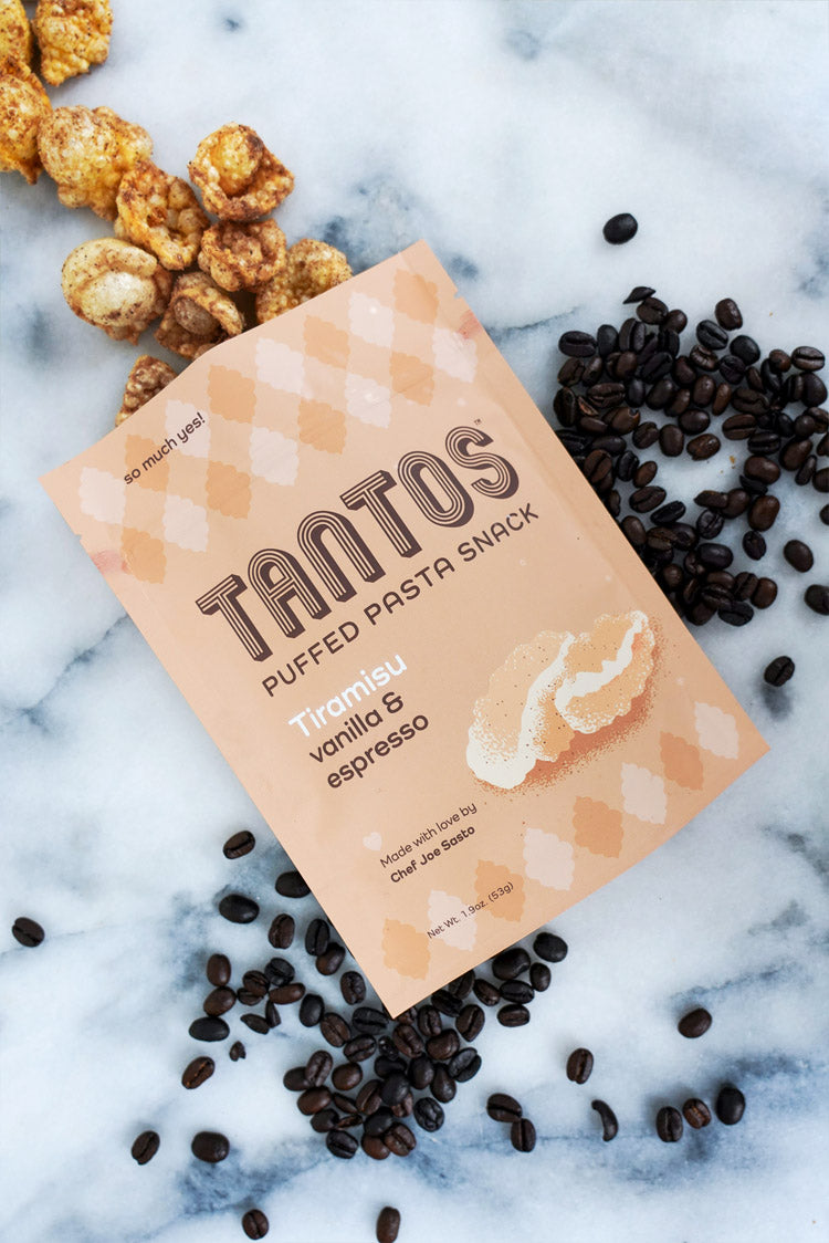 Vanilla And Espresso Pasta Snack - Tiramisu - TANTOS